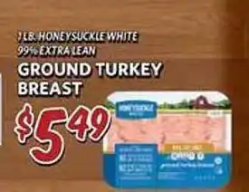 Breaux Mart Ground turkey breast offer