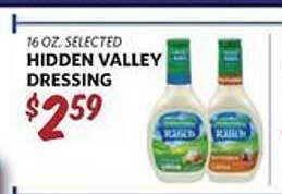 Breaux Mart Hidden valley dressing offer