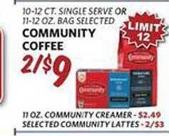 Breaux Mart Community coffee offer