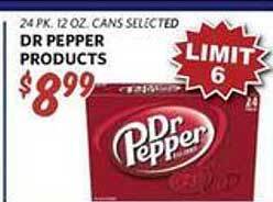 Breaux Mart Dr pepper products offer