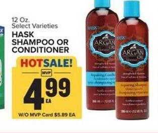 Food Lion Hask shampoo or conditioner offer