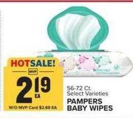 Food Lion Pampers baby wipes offer