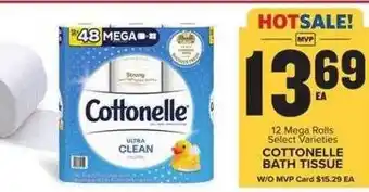 Food Lion Cottonelle bath tissue offer
