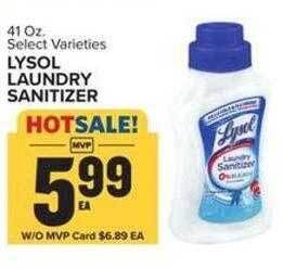 Food Lion Lysol laundry sanitizer offer