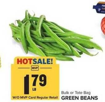Food Lion Green beans offer