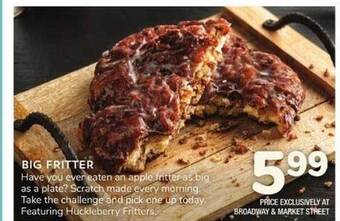 Albertsons Big fritter offer