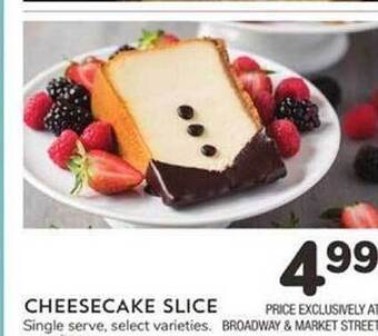 Albertsons Cheesecake slice offer