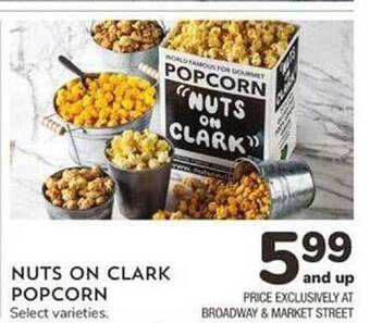 Albertsons Nuts on clark popcorn offer