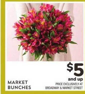 Albertsons Market bunches offer