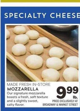 Albertsons Mozzarella offer