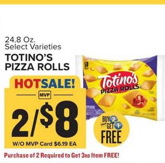 Food Lion Totino's pizza rolls offer