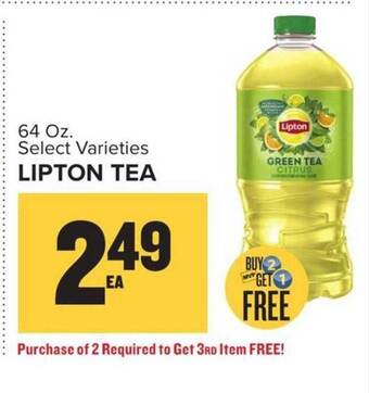 Food Lion Lipton tea offer