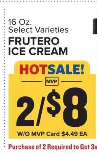 Food Lion Frutero ice cream offer