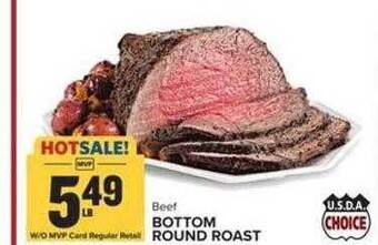 Food Lion Bottom round roast offer