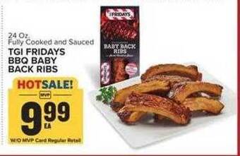 Food Lion Tgi fridays bbq baby back ribs offer