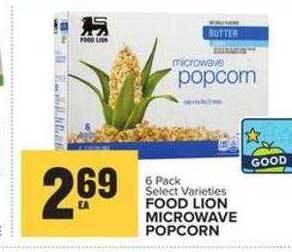 Food Lion Food lion microwave popcorn offer