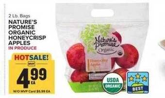 Food Lion Nature's promise organic honeycrisp apples offer