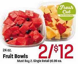 Maceys Fruit bowls offer
