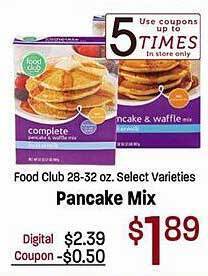 Maceys Pancake mix offer