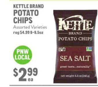 New Seasons Market Kettle brand potato chips offer