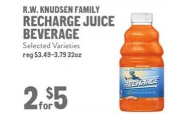 New Seasons Market R.w knudsen family recharge juice beverage offer