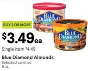 Blue Diamond Almonds 6 oz.