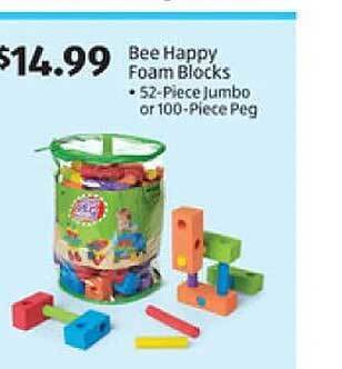 Aldi Bee happy foam blocks offer