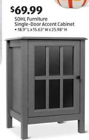 Aldi Sohl furniture single-door accent cabinet offer