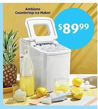 Aldi Ambiano countertop ice maker offer