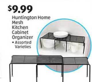 Aldi Huntington home mesh kitchen cabinet organizer offer