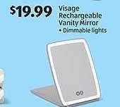 Aldi Visage rechargeable vanity mirror offer