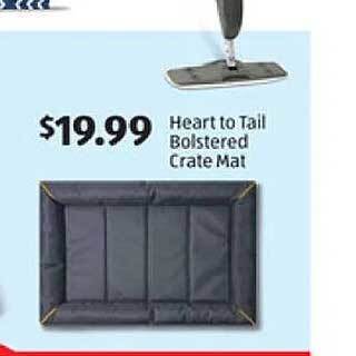 Aldi Heart to tail bolstered crate mat offer