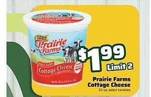 County Market Prairie farms cottage cheese offer
