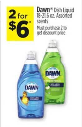 Dollar General Dawn dish liquid offer