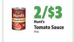 Festival Foods Hunt's tomato sauce offer