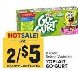 Food Lion Yoplait go-gurt offer