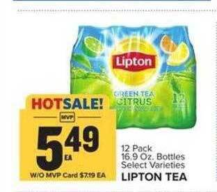 Food Lion Lipton tea offer