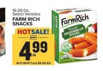 Food Lion Farm rich snacks offer