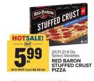 Food Lion Red baron stuffed crust pizza offer