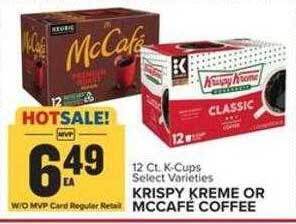 Food Lion Krispy kreme or mccafe coffee offer