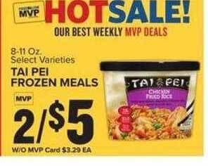 Food Lion Tai pei frozen meals offer