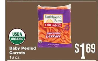 Forest Hills Food Baby peeled carrots offer
