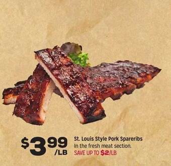 Grocery Outlet St louis style pork spareribs offer