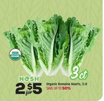 Grocery Outlet Organic romaine hearts offer