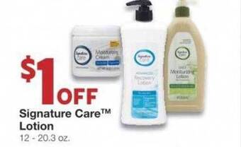 Market Street Signature care lotion offer