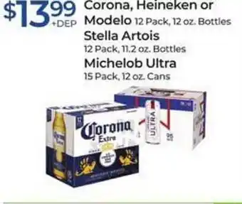 Rite Aid Corona, heineken or modelo, stella artois or michelob ultra offer