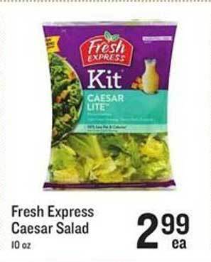 Lowes Foods Fresh express caesar salad offer