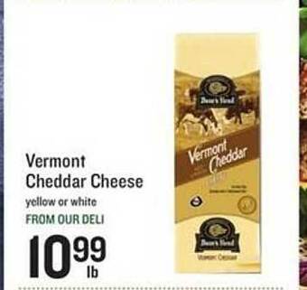Lowes Foods Vermont cheddar cheese offer