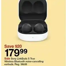 Target Sony linkbuds s true wireless bluetooth earbuds offer