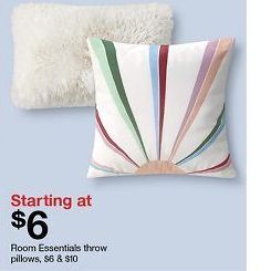 Target Pillow offer